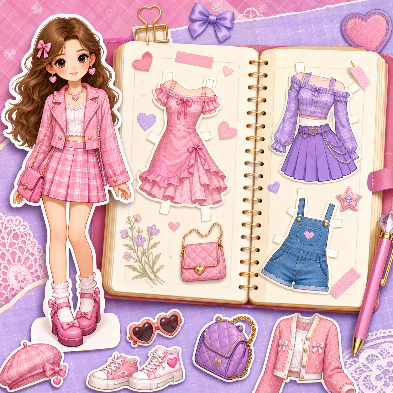 Paper Doll Diary: Dress Up DIY